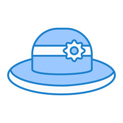 Sun Hat Icon Design