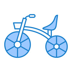 Fototapeta na wymiar Tricycle Icon Design