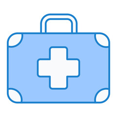Fototapeta premium First Aid Kit Icon Design