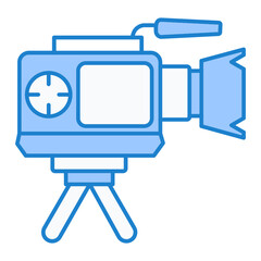 Video Camera Icon Design