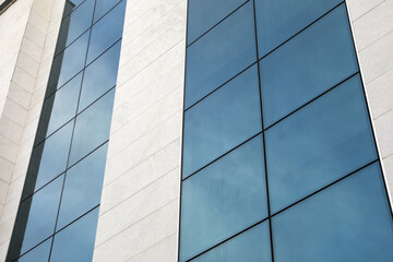 architectural windows sections in the cultural center