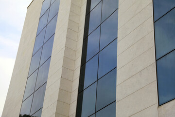 Obraz premium architectural windows sections in the cultural center
