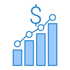 Money Growth Icon Design