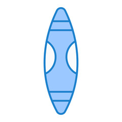Surfing Board Icon Design
