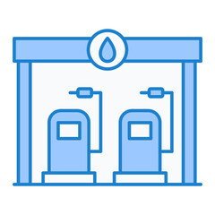 Fuel Station Icon Design