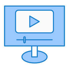 Online Streaming Icon Design