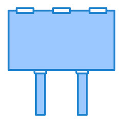 Fototapeta premium Bill Board Icon Design