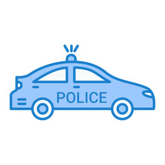 Police car Icon Design