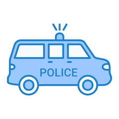 Police van Icon Design
