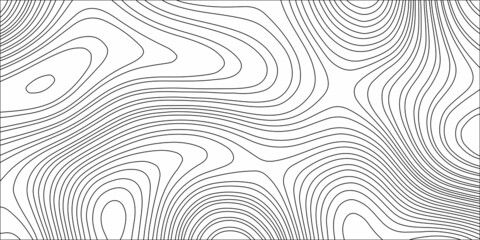 Abstract design with black and white abstract background . Topography map concept. 3d rendering . Creative and similar design with white grey tone paper cut wave curve with blank space design .
