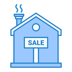 House For Sale Icon Design