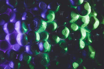 Macro shot of the styrofoam