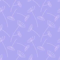 Floral seamless leaves branches pattern for fabrics and packaging and gifts and linens and kids and wrapping paper