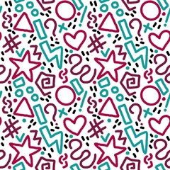 Abstract seamless pattern for fabrics and textiles and packaging and linens and gifts and cards and hobbies