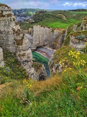 Fototapeta premium West coast of France. Clifs of Etreta 