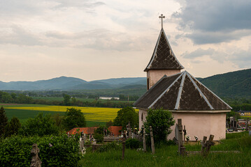 Fototapeta na wymiar Helemba town view in Slovakia 