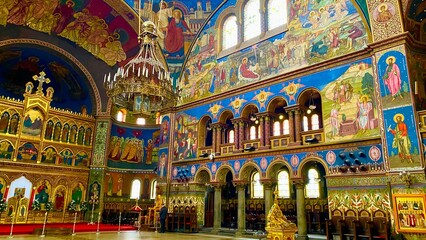 interior of the Church in Sibiu