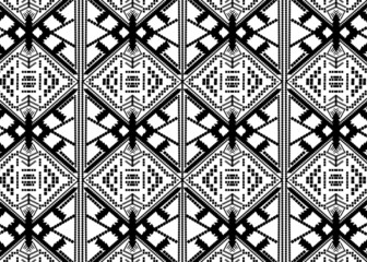 Ikat art pattern Native American African fabric pattern. Abstract background print.