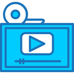 Fototapeta premium Video Player Icon 