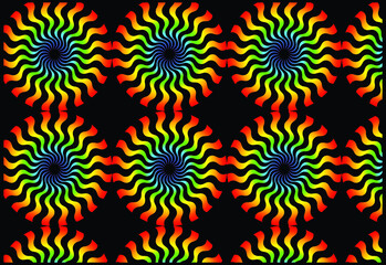 Rainbow gradient geometric new pattern background