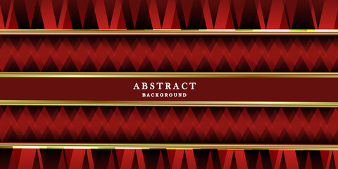Red gold background vector