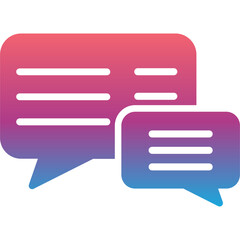 Fototapeta premium Dialog Icon 