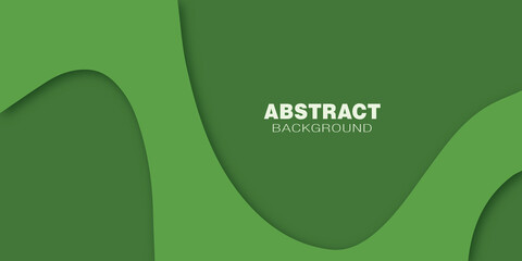 Modern abstract background in paper art style, web banner.