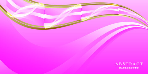 Pink gold background vector