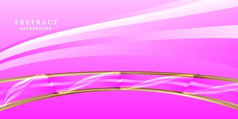 Pink gold background vector