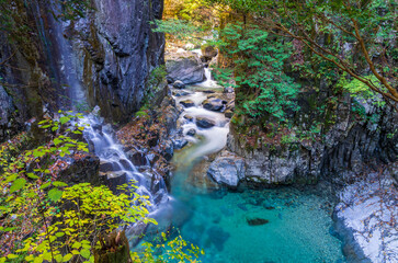 岐阜県付知渓谷の滝