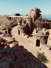 Ruins by the sea at Murcia, Spain (Batería de Los Castillicos)