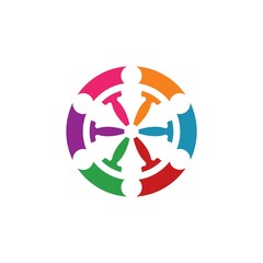 Community, network and social icon