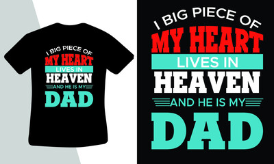 father t shirt design template 