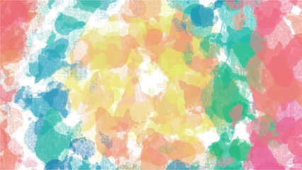 soft Colorful watercolor background for your design, watercolor background concept, vector.