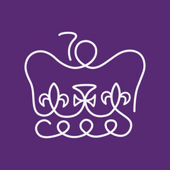 The Queen's Platinum Jubilee anniversary celebration background