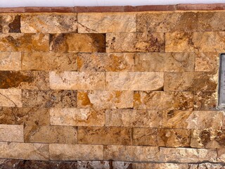 Crimson stone wall pattern, tile texture brick background
