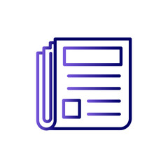 Obraz premium Newspaper Icon
