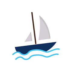 Boat icon vector. Summer, sport. flat icon style. simple design editable. Design simple illustration