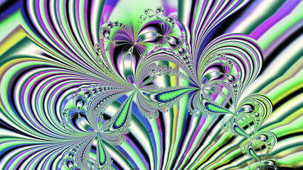 Abstract fantasy ornament pattern.