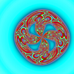 Abstract fantasy ornament pattern.