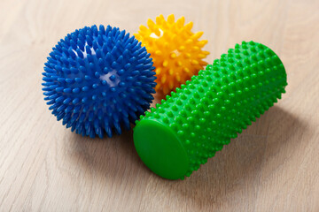 massage rubber balls for self massage and reflexology