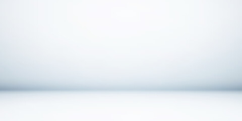 Empty gray room studio gradient used for background