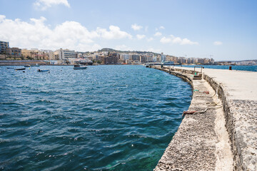 Obraz premium Bugibba harbour wall