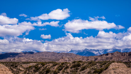 blue sky and clouds