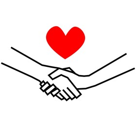 握手のイメージイラスト