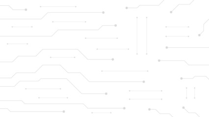 Hi-tech digital circuit board. AI pad and electrical lines connected on white background. futuristic technology design element concept