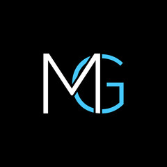 Initial MG or M G abstract outstanding professional business awesome artistic branding company different colors illustration logo Design vector Template.