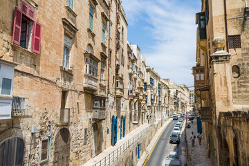 Colourful street in Valletta - 503508831