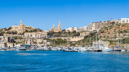 Mgarr harbour and marina