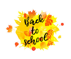 Back to school blackboard.